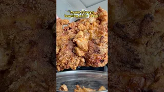 Makan 1 ekor ayam goreng bawang putih
