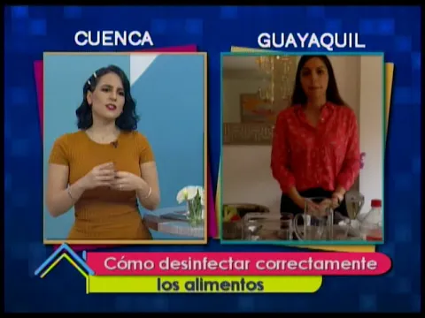 Cómo desinfectar correctamente los alimentos