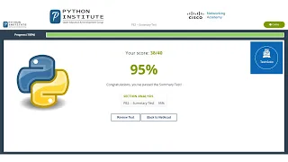 CISCO Python Essential Part 2 Summary Test Answers PCAP PE 2 Summary test Answers