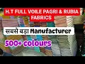 H T full Voile Pagri Rubia and lining Fabrics call 89551 82665