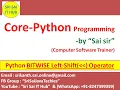Python Operators Python Bitwise Operators Python Bitwise Left Shift Operator
