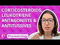 Corticosteroids Leukotriene Antagonists Antitussives - Pharmacology