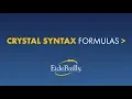 How to Write Crystal Syntax Formulas