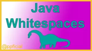 Java Whitespaces - Whitespace Characters in your Program