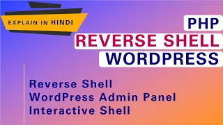 Reverse Shell Using WordPress Admin Panel One Liner PHP Code Interactive Shell Practical