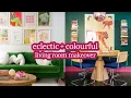 Eclectic And Colourful Living Room Makeover