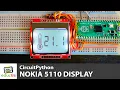 Raspberry Pi Pico Nokia 5110 pcd8544 display tutorial using CircuitPython