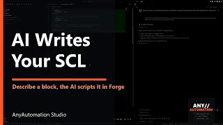 Forge in AnyAutomation Studio Part 4 Scripting a Block Type with the AI