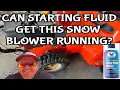 Ariens Snow Blower Not Starting - Starting Fluid To The Rescue