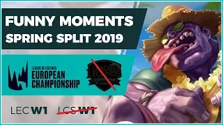 Week 1 Funny Moments - LEC 2019 Spring Split