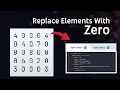 Replace Elements with Zero CCBP Python Foundation Exam-4 Assignment Expert Coding Key