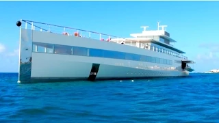 Ever Seen Steve Jobs MEGAYACHT “Venus”? Here it is in St Maarten, CARIBBEAN!