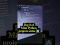 Typing speed tester in python How fast can you type Day 8 Mini python projects