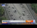 Crash sends car over center divider on 170 Freeway brings commute to crawl