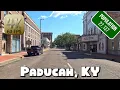 Driving Around Downtown Paducah Kentucky in 4k