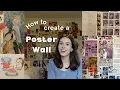 How to Create a Perfect Poster Wall
