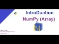 Numpy Tutorial in Hindi Python NumPy Tutorial Manish Nain