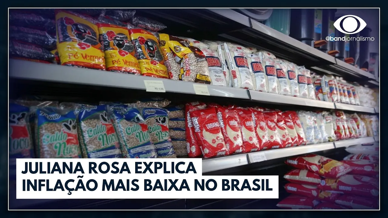 Juliana Rosa explica inflação mais baixa no Brasil | Jornal da Band