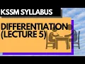 Technique of Differentiation Part 3 Differentiation Lecture 5 Add Maths KSSM Math Tutor Edu