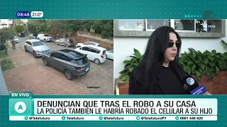 Tras el robo a su vivienda, la Policía también habría robado el telefono de su hij