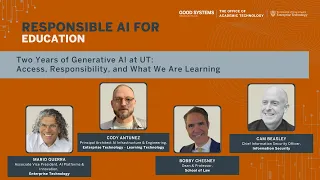 Two Years of Generative AI at UT Access Responsibility and What We Are Learning