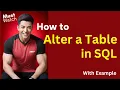 ALTER Command DDL in SQL with Implementation on ORACLE