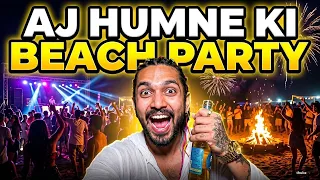 Aj humne ki beach party🪩🕺🏻