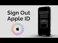 How To Sign Out Of Apple ID On iPhone