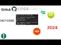 HOW TO MAKE GITHUB CODESPACE RoushaanGG