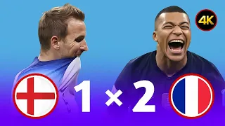 إنجلترا فرنسا ربع نهائي كأس العالم مباراة مجنونة وجنون عصام الشوالي جودة عالية 4k 