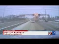 Road conditions along I-40 in Davidson County