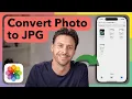 How To Convert iPhone Photo To JPG