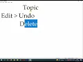 Learn undo and delete in notepad use of undo how to use delete
