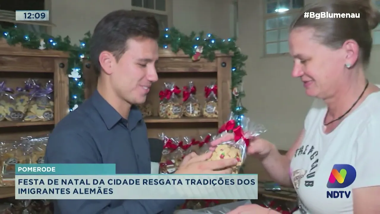 Festa de natal de Pomerode resgata tradições dos imigrantes alemães