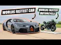 Download Lagu World’s Fastest CAR vs. World’s Fastest Motorcycle!