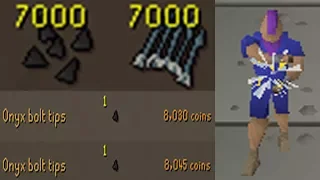 Fletching Onyx Bolts Are So Much Profit OSRS