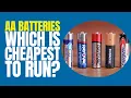 1 1 AA Batteries - Walmart crushes Duracell Energizer Rayovac for running cost re-upload