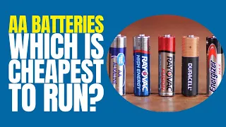 1 1 AA Batteries - Walmart crushes Duracell Energizer Rayovac for running cost re-upload