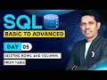 SQL from basic to Advanced Deleting rows and columns From Table - Day