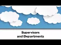 Supervisors and Departments V-8