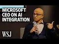 Satya Nadella Microsoft s Products Will Soon Access Open AI Tools Like ChatGPT WSJ