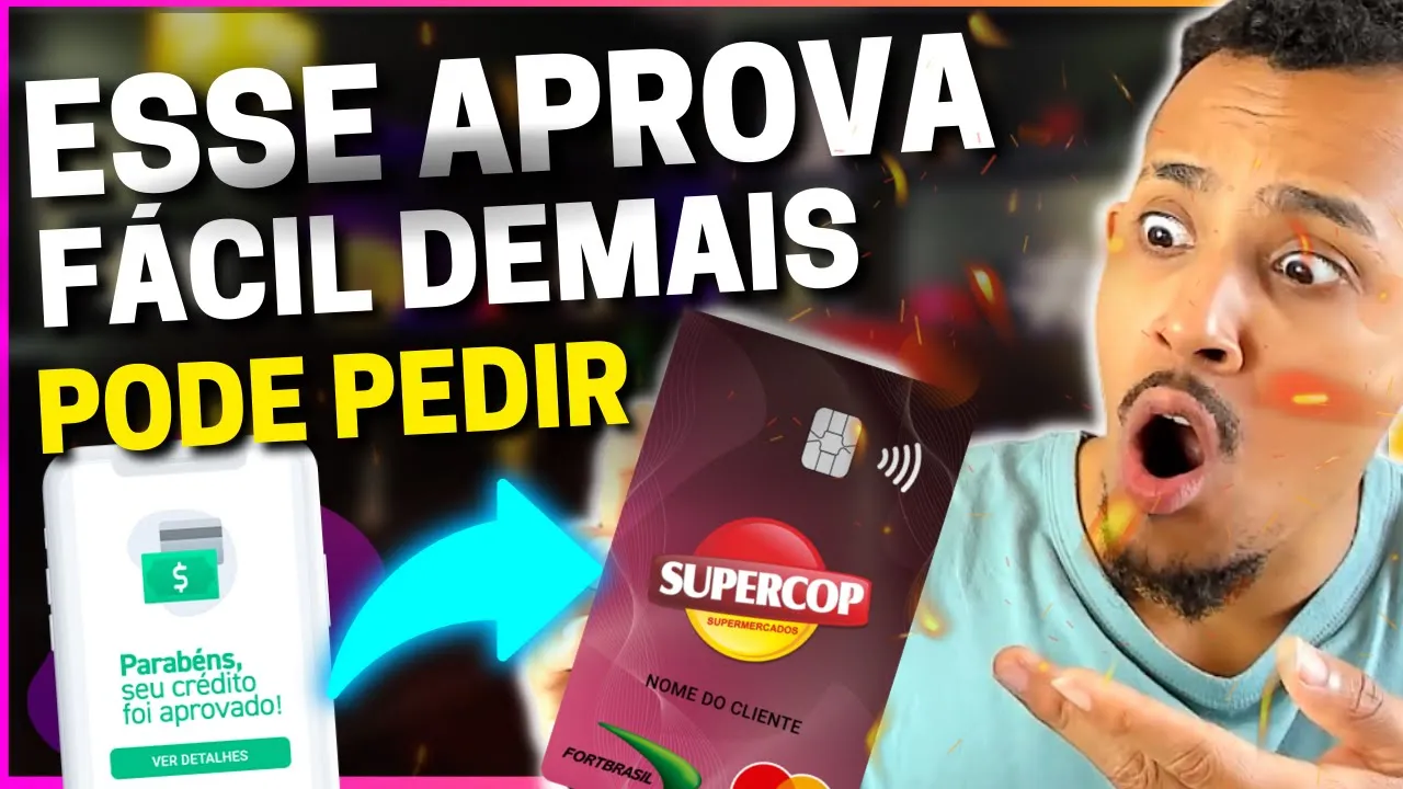????ATENÇÃO! O CARTÃO SUPERCOP Um Dos Mais FÁCIL APROVAÇÃO | Rei Dos Cartões