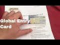 Global Entry Card Opening Package and Overview