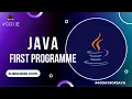 FIRST JAVA PROGRAM V-CODE 40 DAYS OF JAVA PROGRAMMING CSI VIT-AP