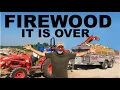 Firewood splitting of OAK is near the END
