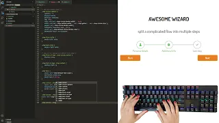 ASMR Programming - Step Progress Bar coding