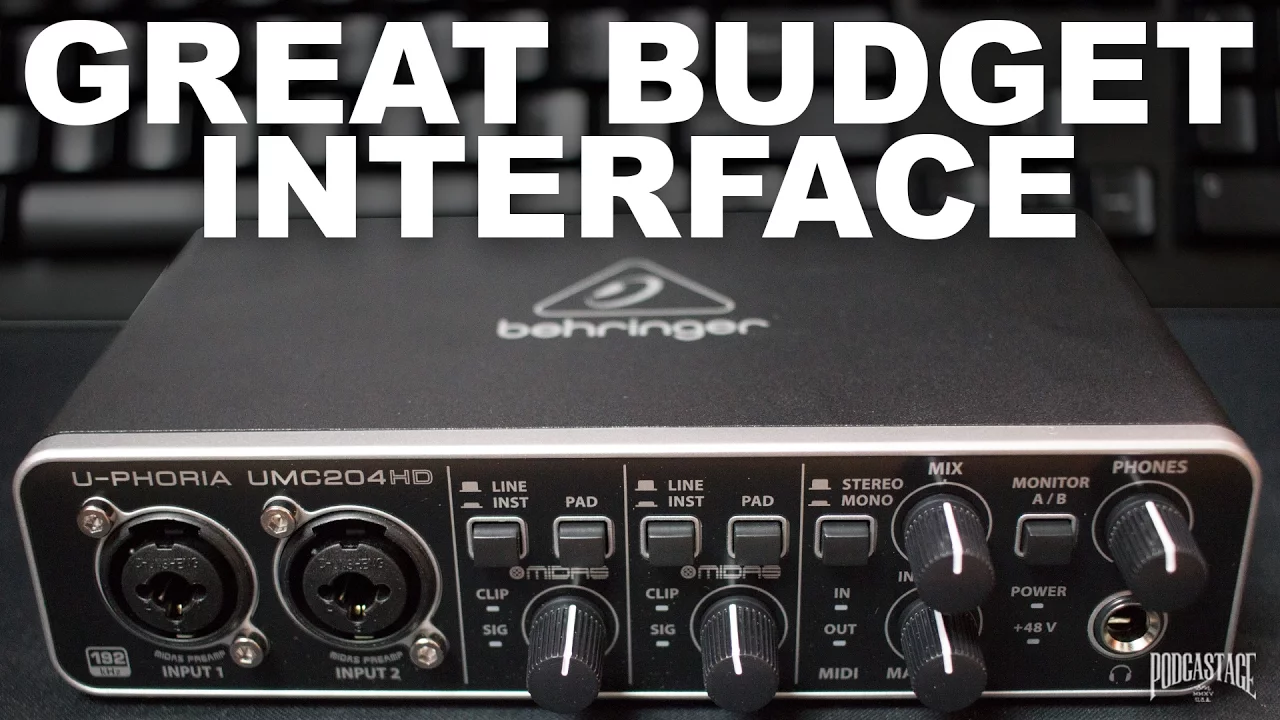 Outline Video Behringer U-PHORIA UMC204HD Review / Test / Explained