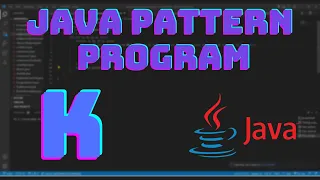 K print in star pattern Star Pattern program Java Alphabet Print java pattern programs K