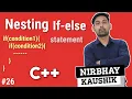 Nesting if-else Statement In C Flowchart Syntax With Example Explain In Hindi By Nirbhay