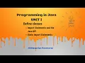 Define class Import Statements and the Java API Static Import Statements